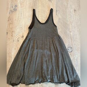 FREE PEOPLE FP BEACH DRESS/ COVER UP SIZE SMALL in color SILVER GLITTER